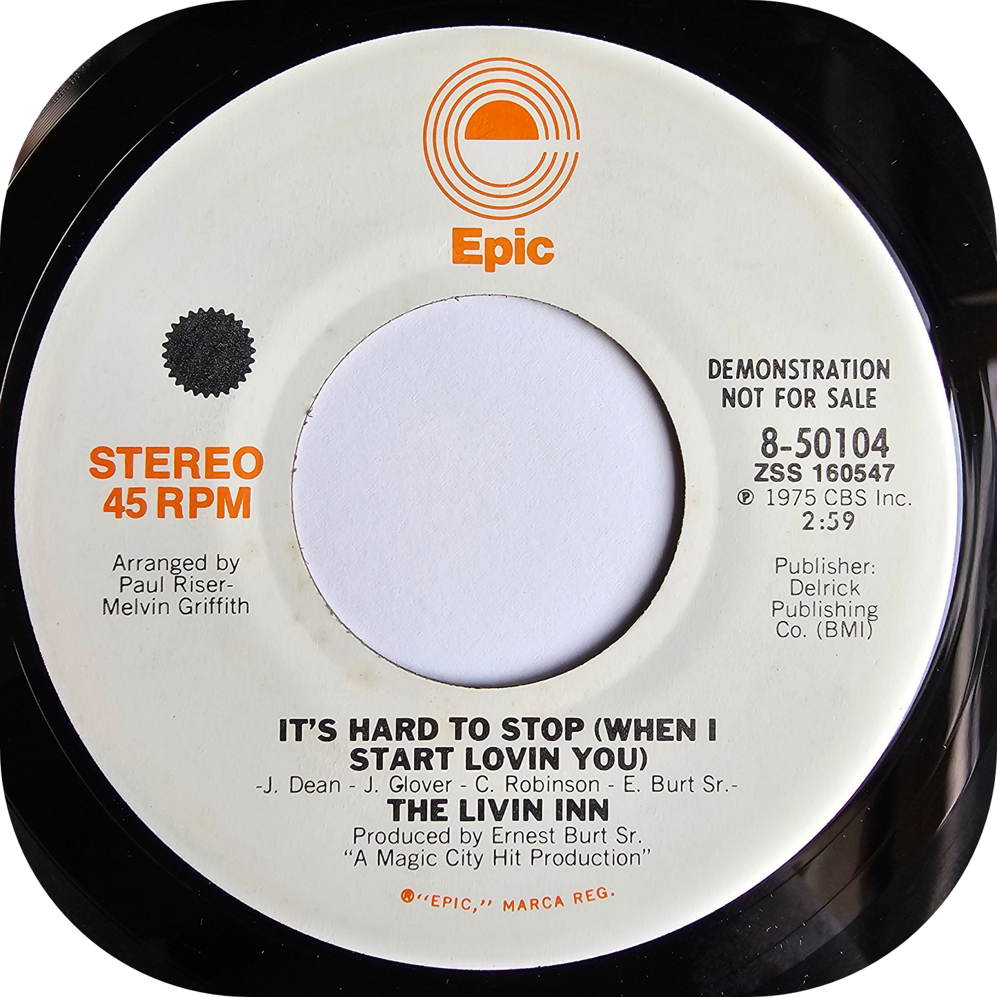 Livin Inn, The - It's Hard To Stop - Epic DEMO