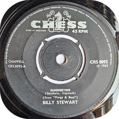 Billy Stewart - Summertime - Chess
