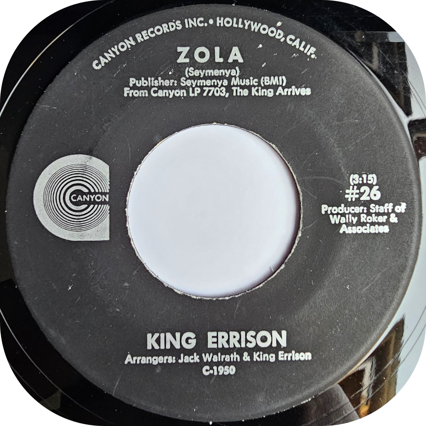 King Errison - Zola - Canyon