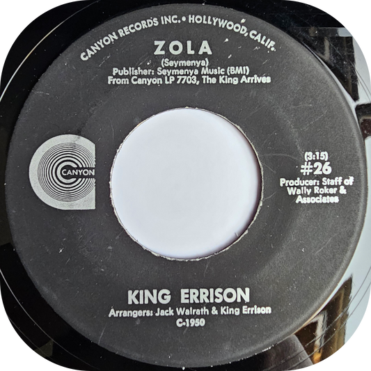 King Errison - Zola - Canyon