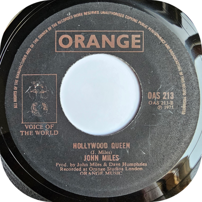 John Miles - One Minute Every Hour - Orange