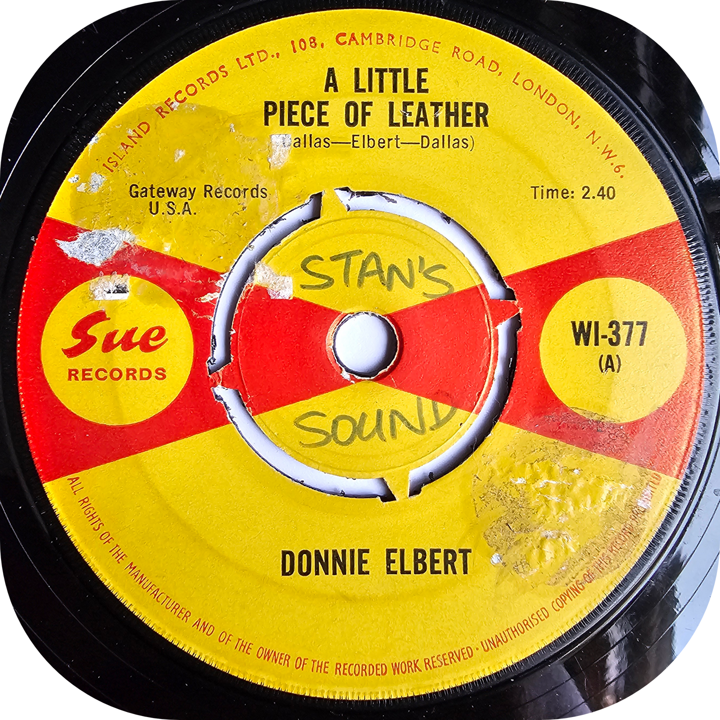 Donnie Elbert - A Little Piece Of Leather - Sue