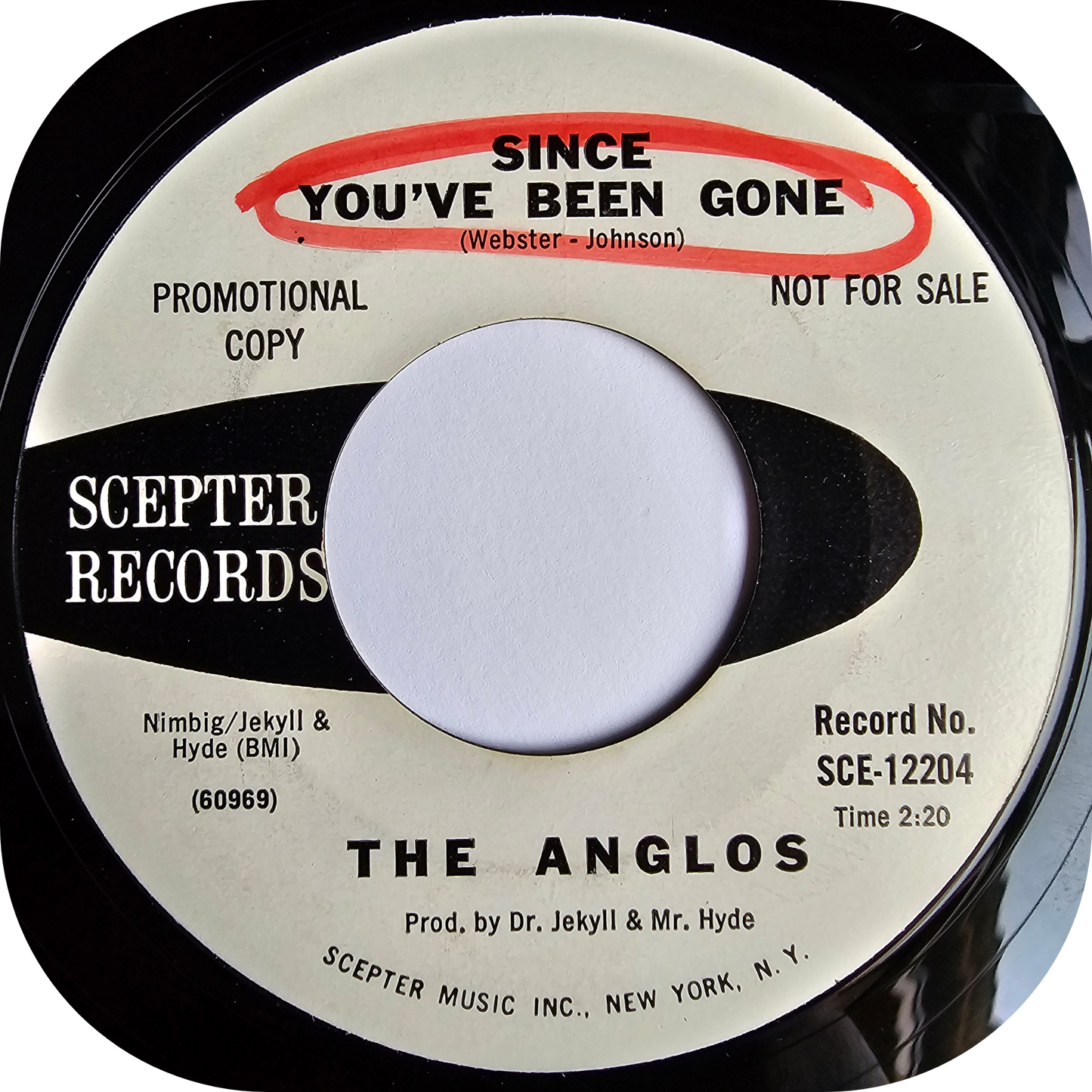 Anglos, The - Since You've Been Gone - Scepter DEMO