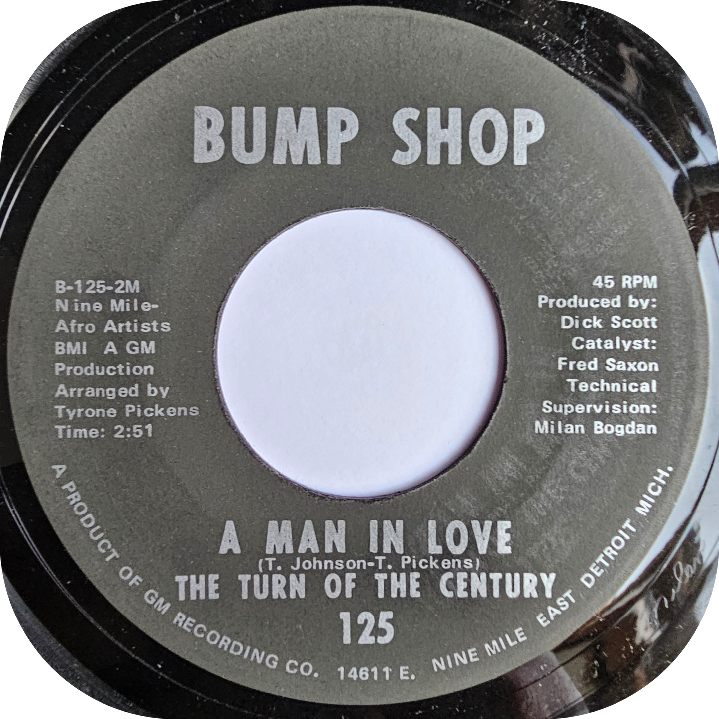 Turn Of The Century, The - Money Can't - Bump Shop