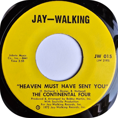 Continental Four, The - Heaven Must Have Sent You - Jay-Walking