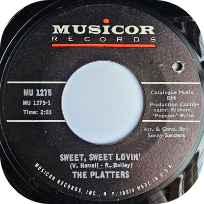 Platters, The - Sweet, Sweet Lovin' - Musicor