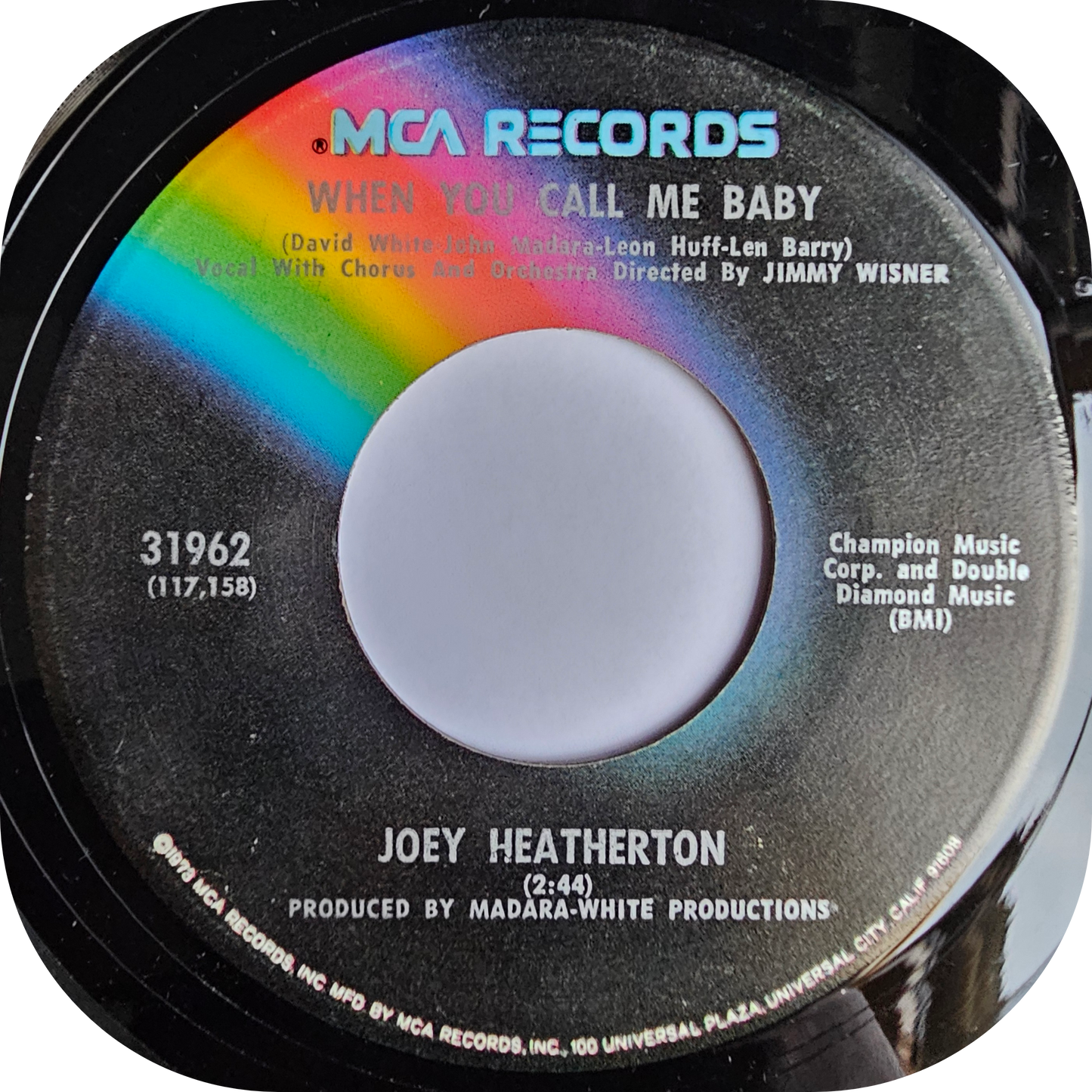 Joey Heatherton - When You Call Me Baby - MCA