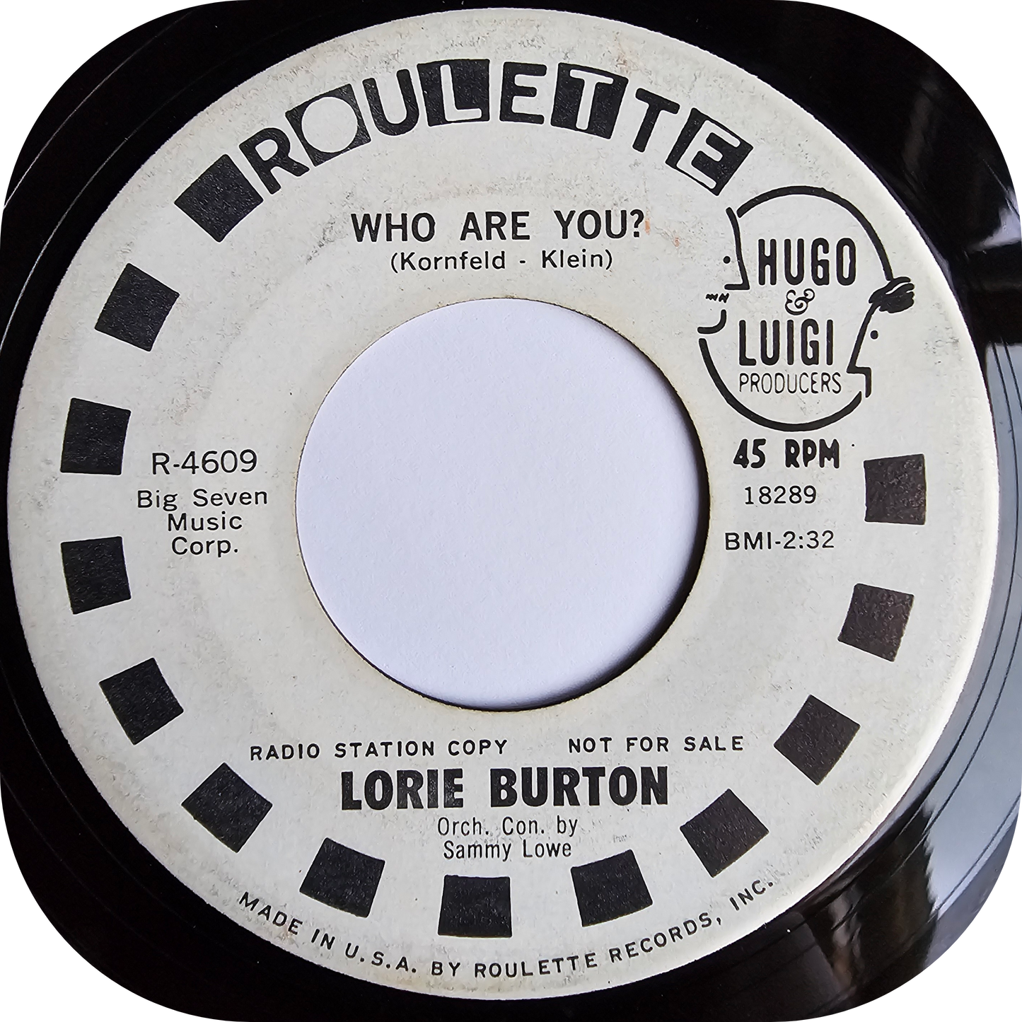 Lorie Burton - Who Are You - Roulette DEMO