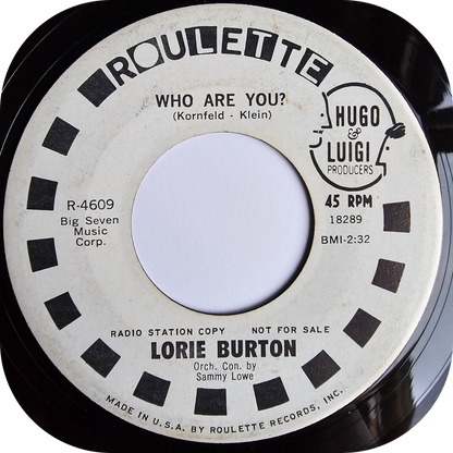 Lorie Burton - Who Are You - Roulette DEMO