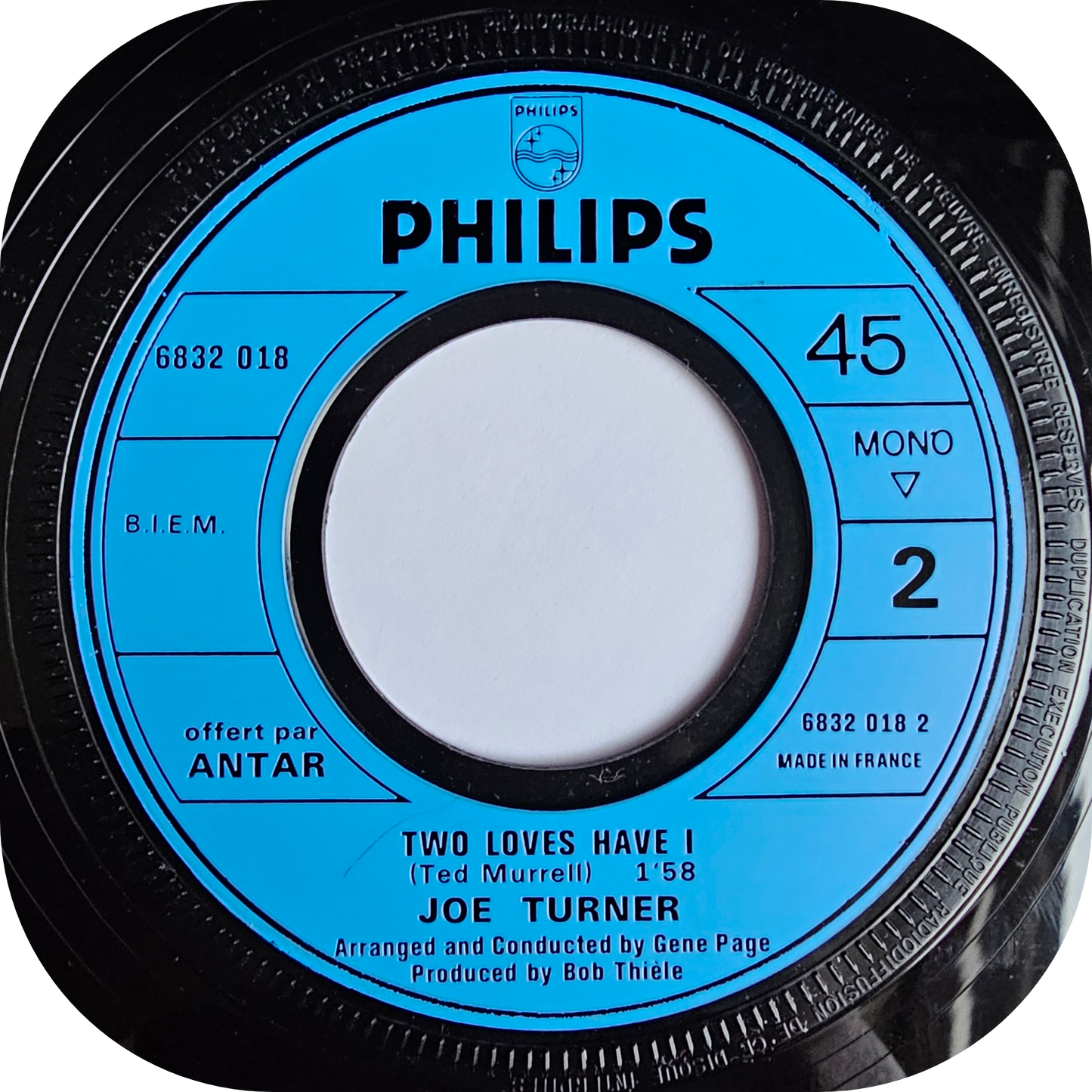 Joe Turner - Two Loves Have I - Philips
