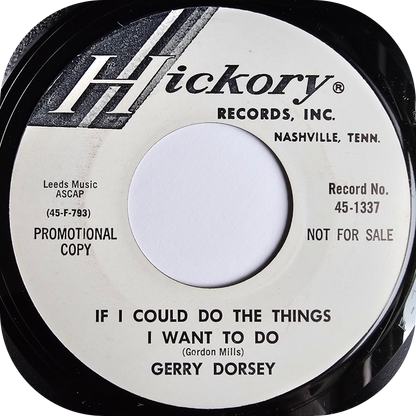 Gerry Dorsey - Baby Turn Around - Hickory DEMO