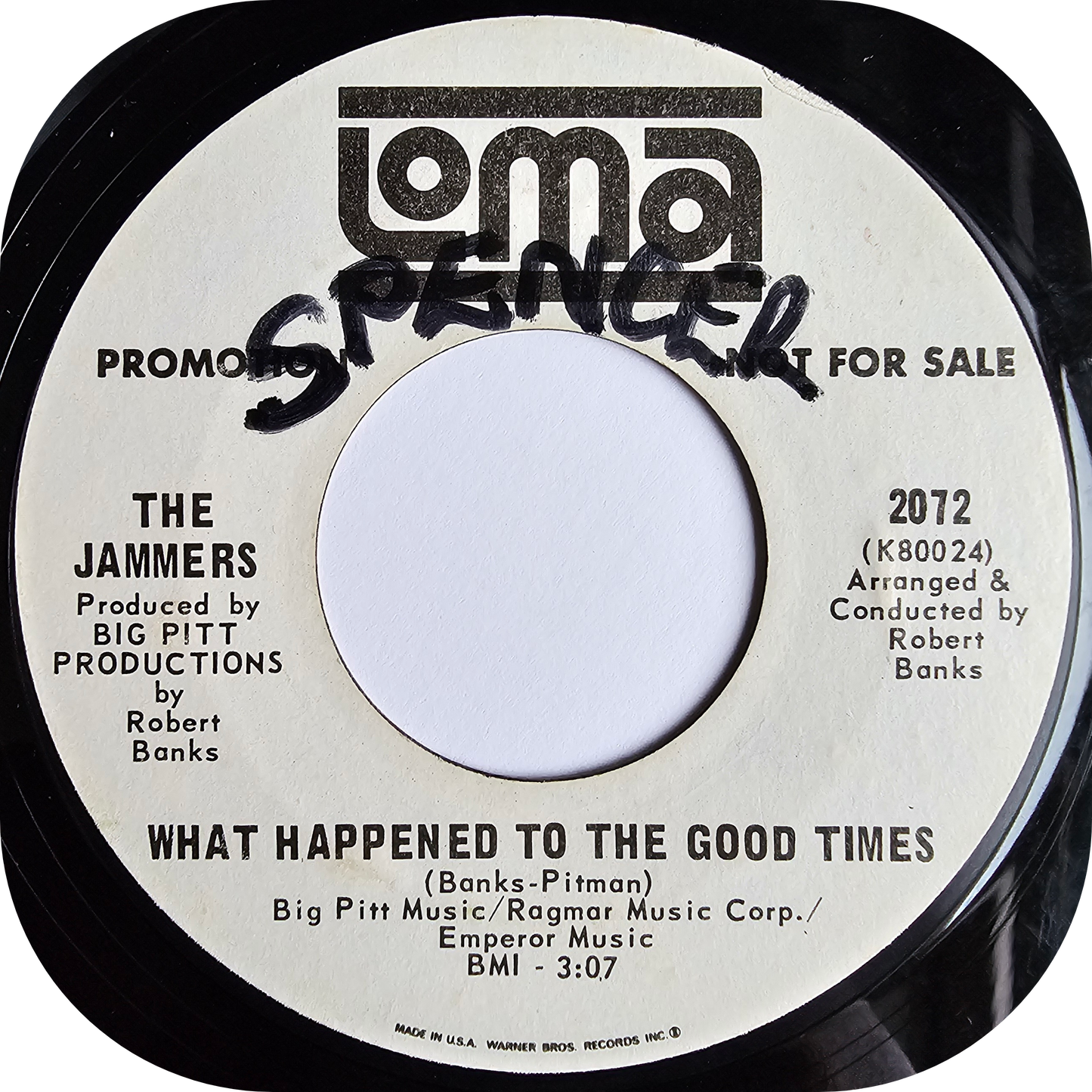 Jammers, The - Where Can She Run To - Loma DEMO