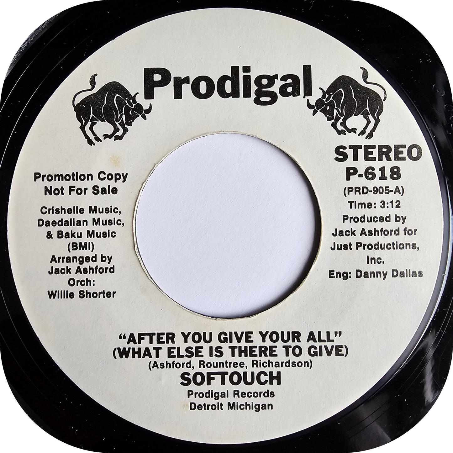 Softouch - After You Give Your All - Prodigal DEMO