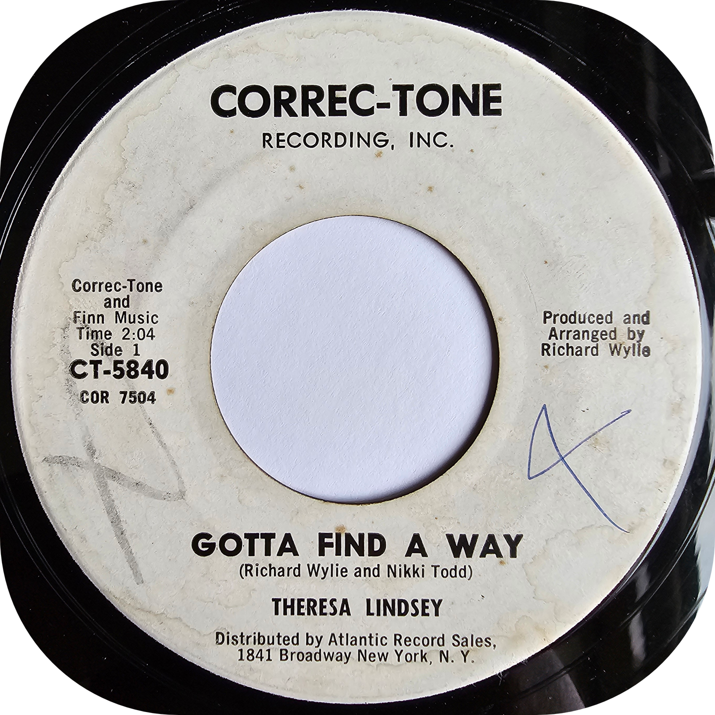 Theresa Lindsey - Gotta Find A Way - Correc-tone DEMO