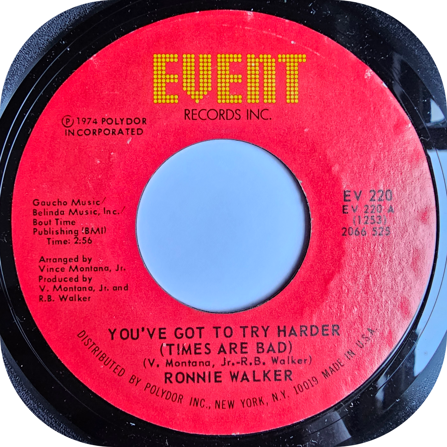 Ronnie Walker - You've Got To Try Harder - Event