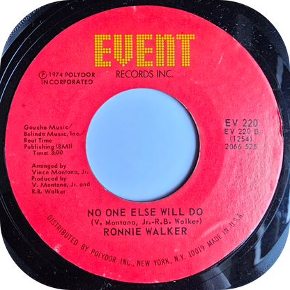 Ronnie Walker - You've Got To Try Harder - Event