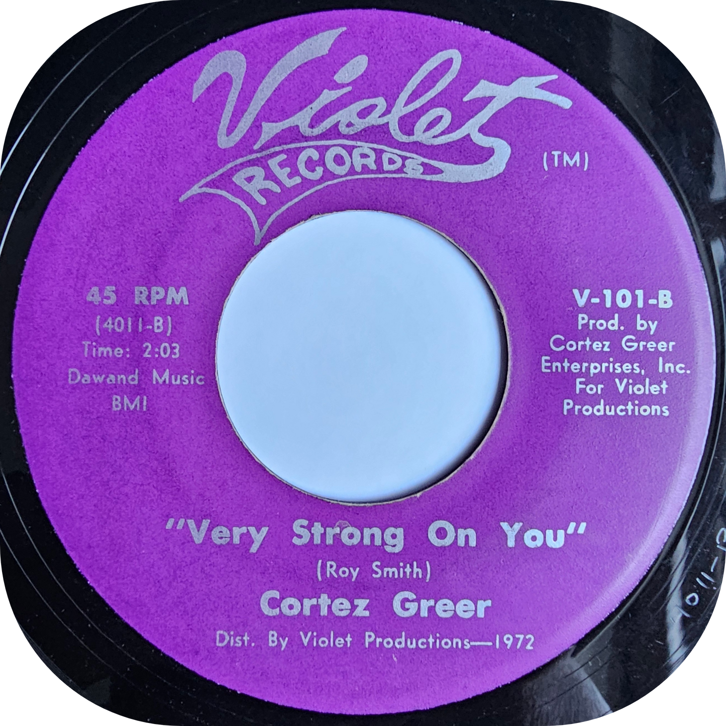 Cortez Greer - Very Strong On You - Violet