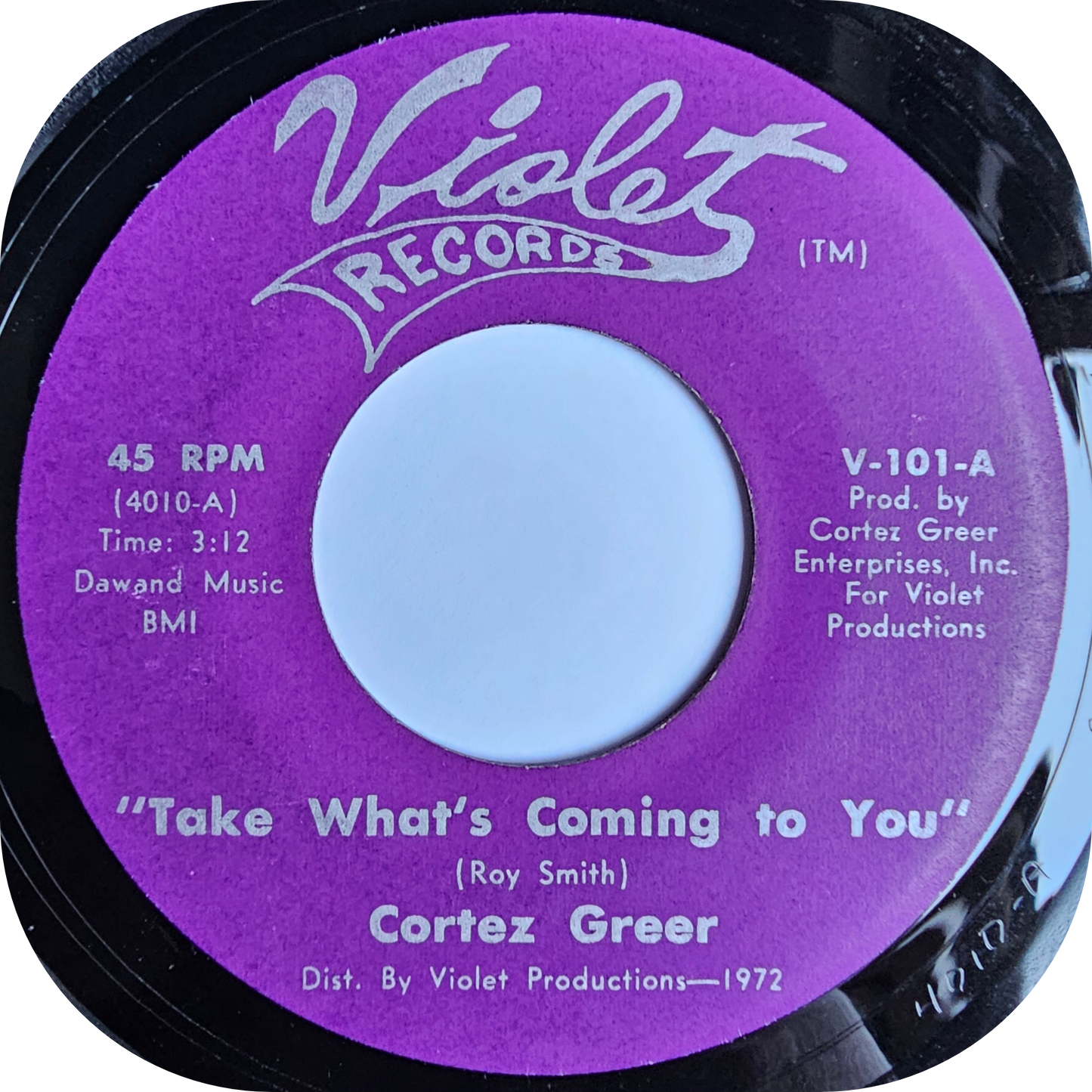 Cortez Greer - Very Strong On You - Violet