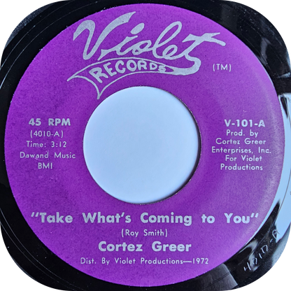 Cortez Greer - Very Strong On You - Violet