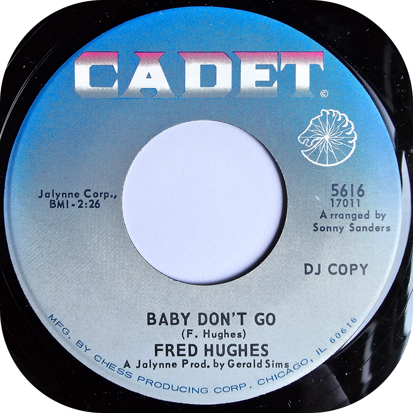 Fred Hughes - Baby Don't Go - Cadet DEMO