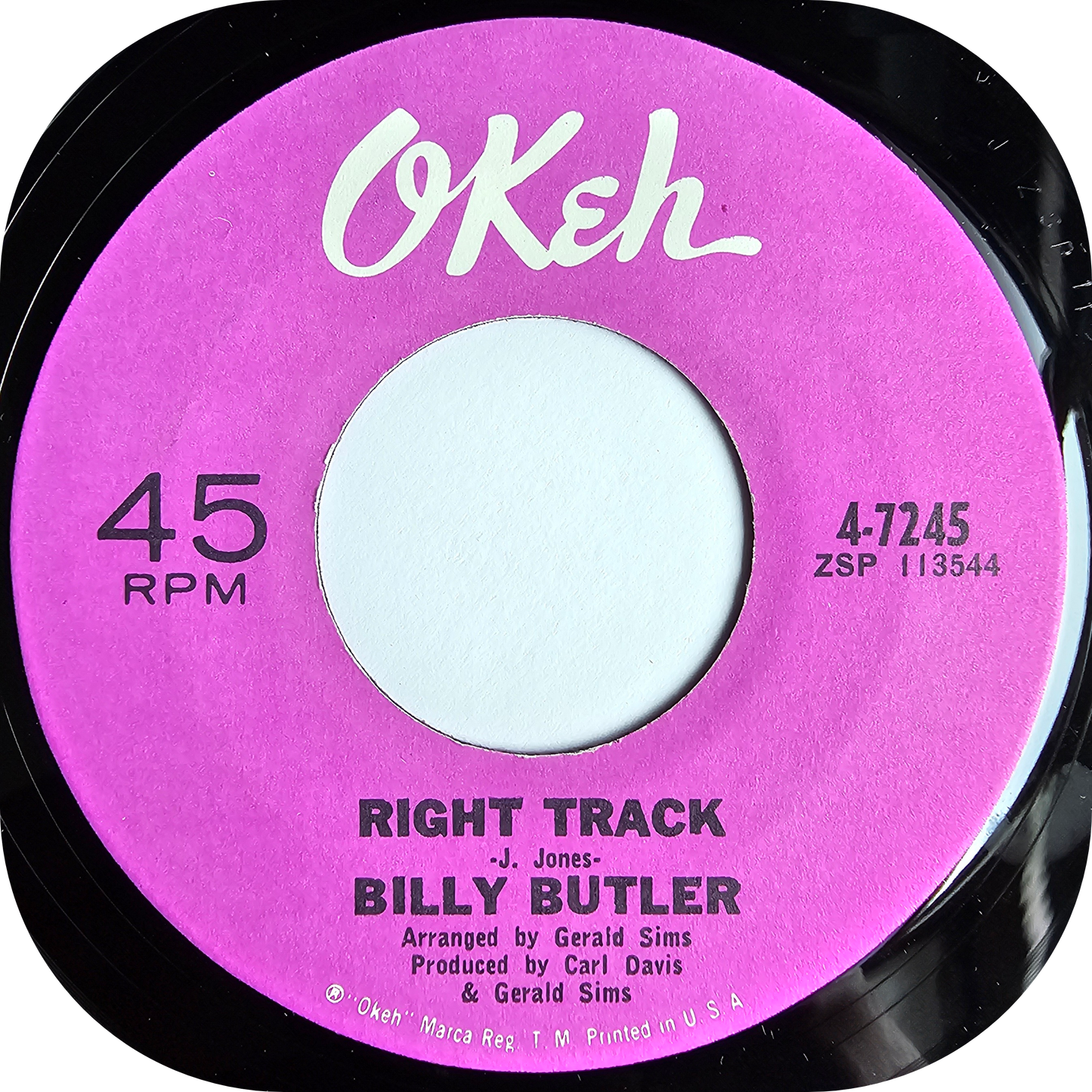 Billy Butler - Right Track - Okeh