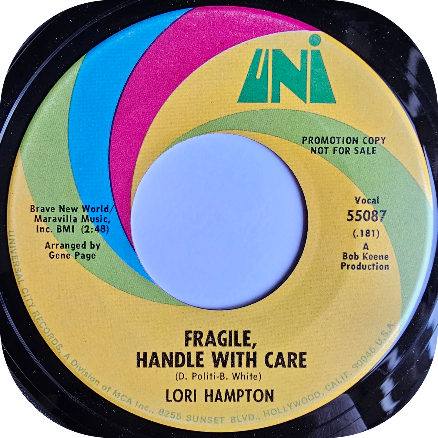 Lori Hampton - Fragile, Handle With Care - Uni DEMO
