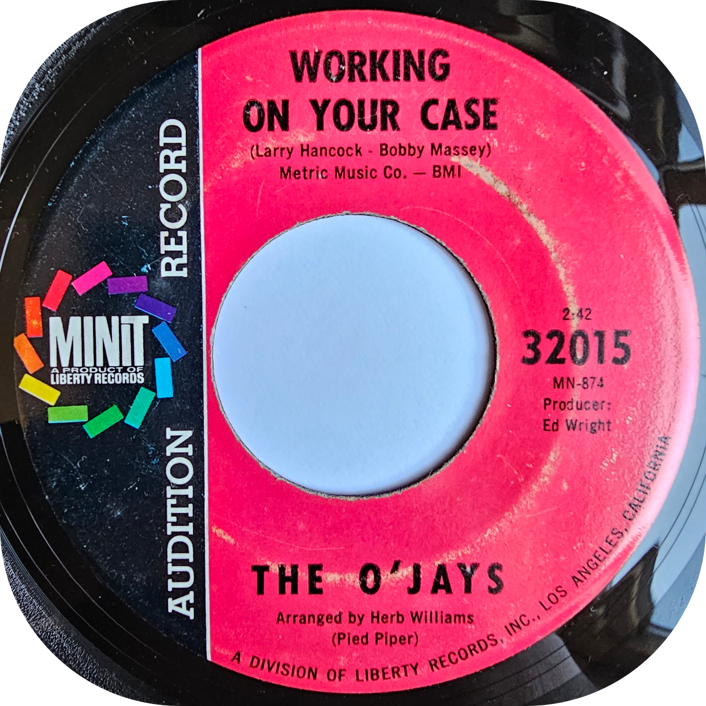 O'jays, The - Working On Your Case - Minit DEMO