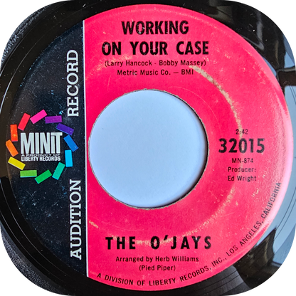 O'jays, The - Working On Your Case - Minit DEMO