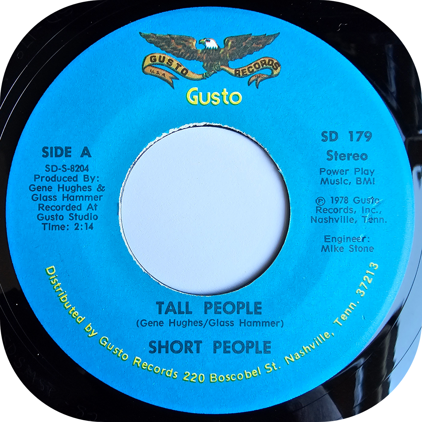 Short People - Why'd You Put It To Me Baby - Gusto