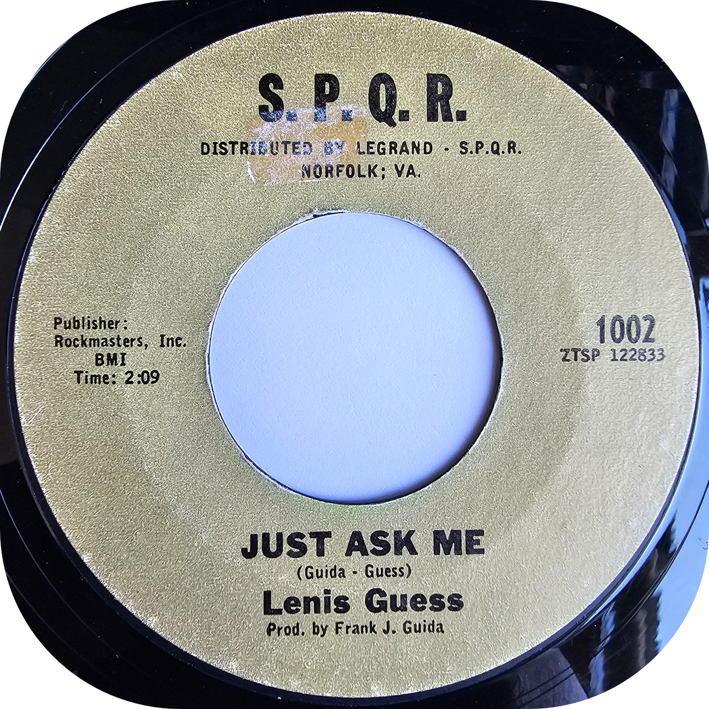 Lenis Guess - Just Ask Me - SPQR