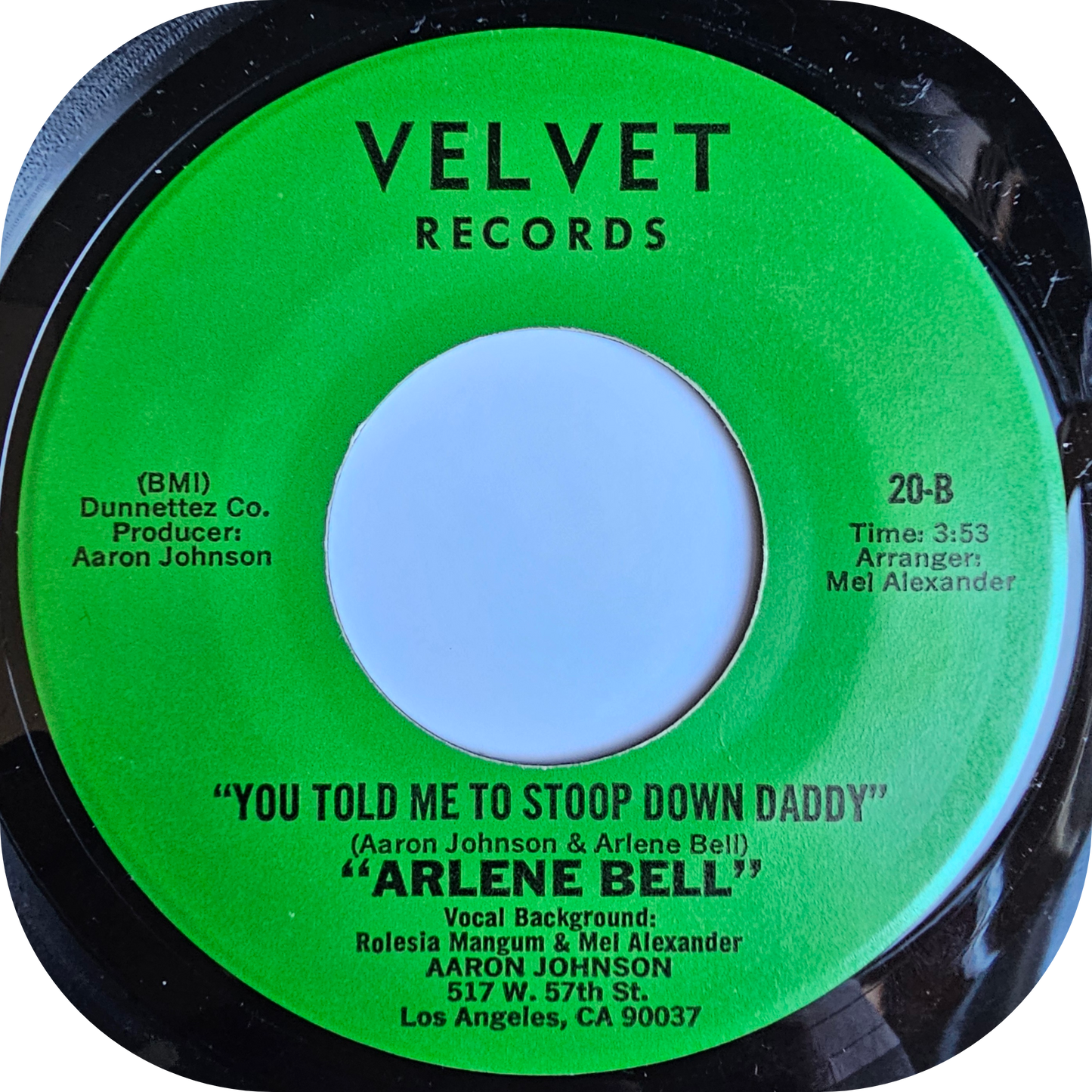 Arlene Bell - Talkin About Love - Velvet