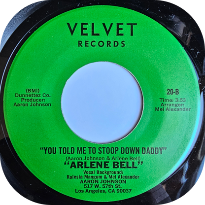 Arlene Bell - Talkin About Love - Velvet