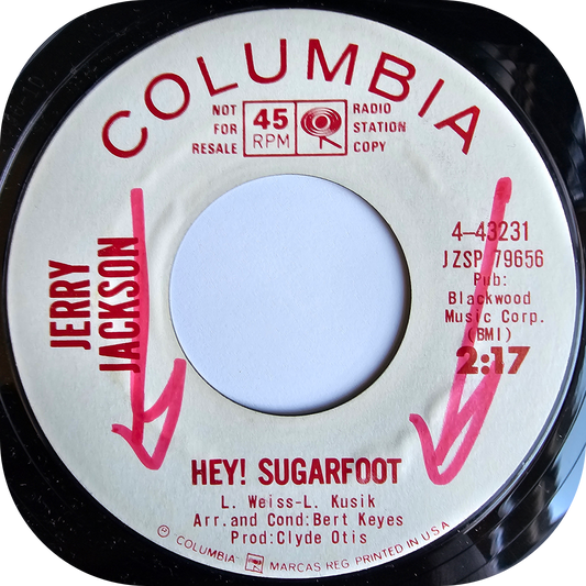 Jerry Jackson - Hey! Sugarfoot - Columbia DEMO