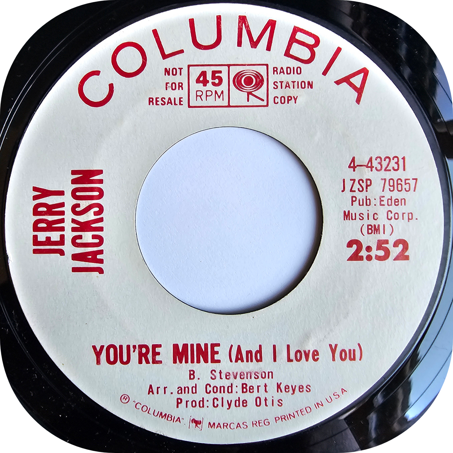 Jerry Jackson - Hey! Sugarfoot - Columbia DEMO