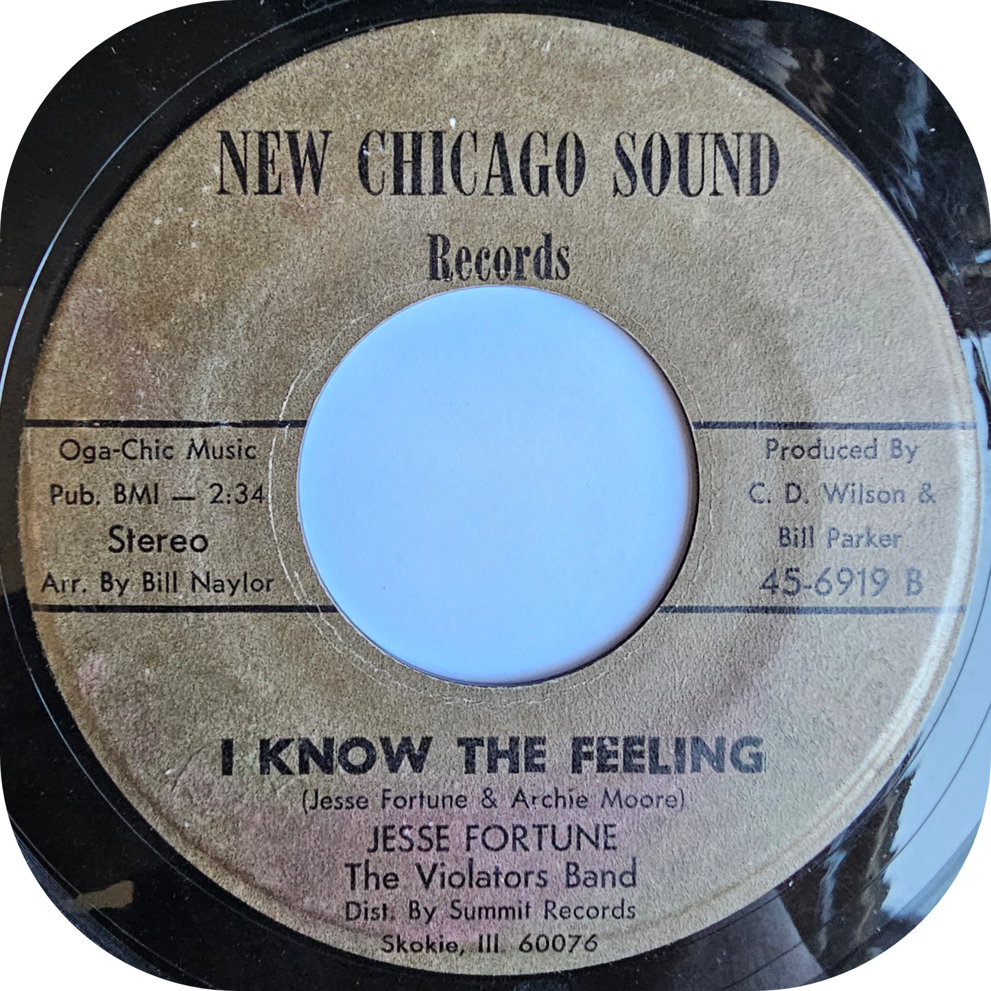 Jesse Fortune - I Know The Feeling - New Chicago Sound