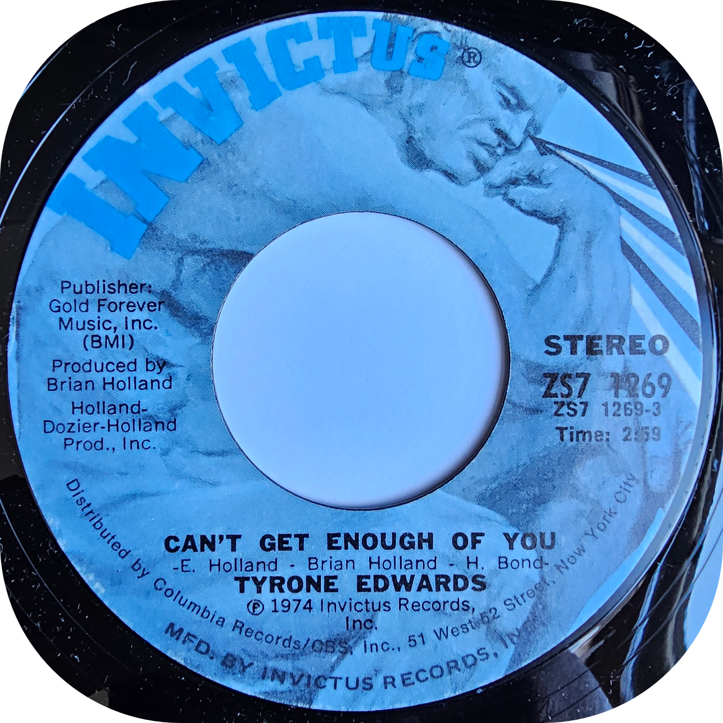 Tyrone Edwards - Can't Get Enough Of You - Invictus
