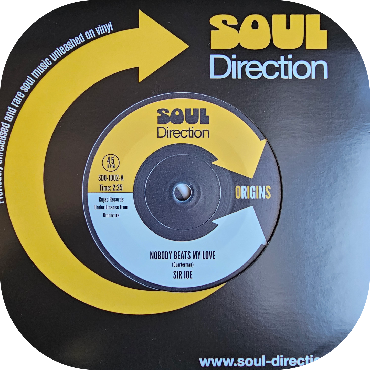 Sir Joe - Nobody Beats My Love - Soul Direction