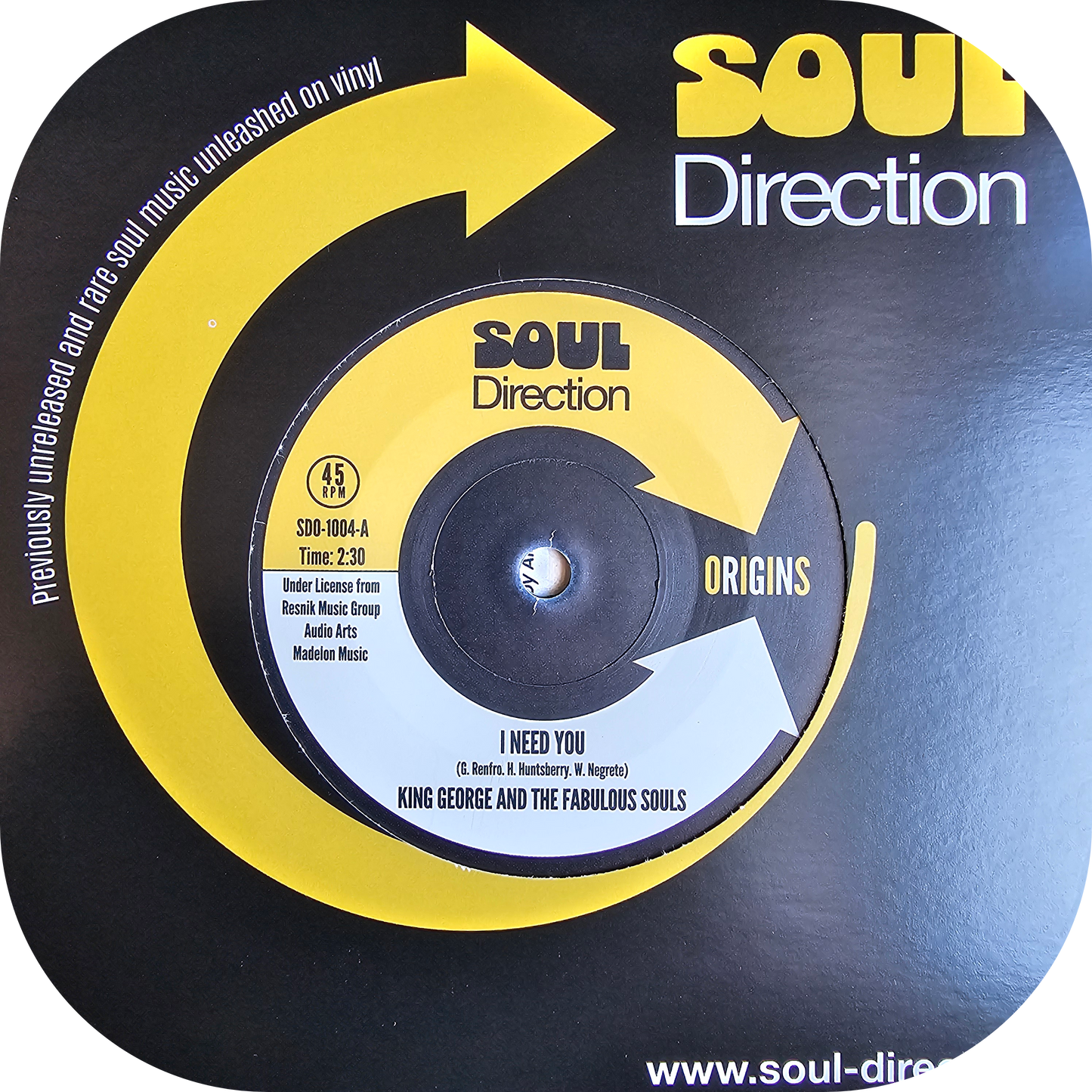 King George - I Need You - Soul Direction