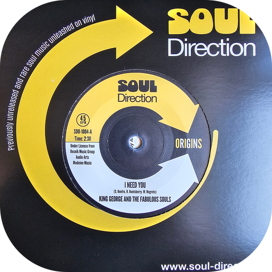 King George - I Need You - Soul Direction