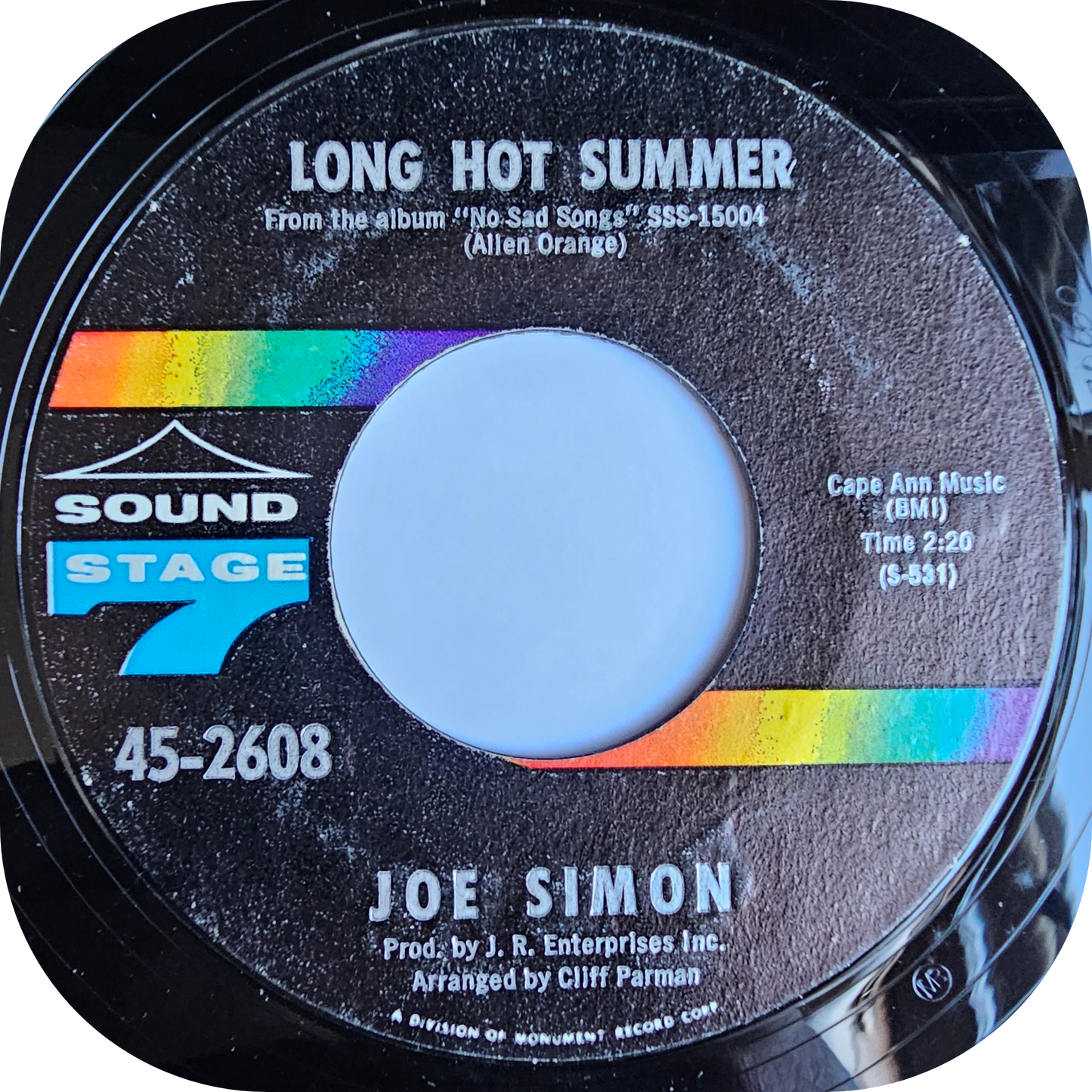 Joe Simon - Long Hot Summer - Sound Stage 7