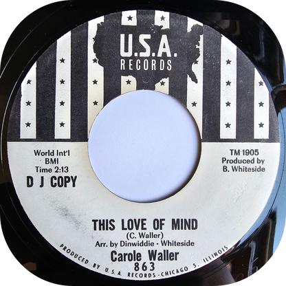 Carole Waller - This Love Of Mind - USA