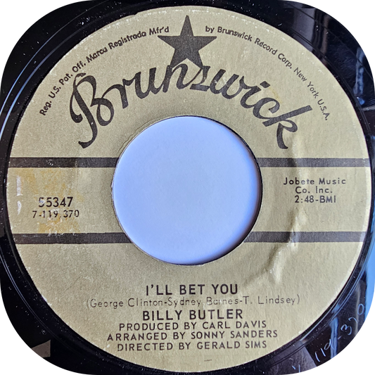 Billy Butler - I'll Bet You - Brunswick