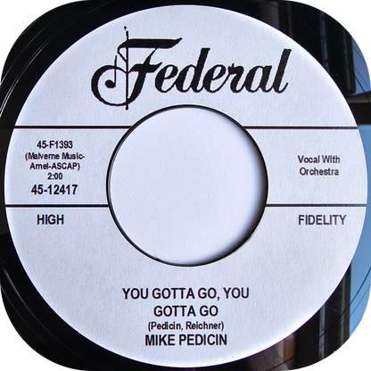 Mike Pedicin - Burnt Toast And Black Coffee - Federal