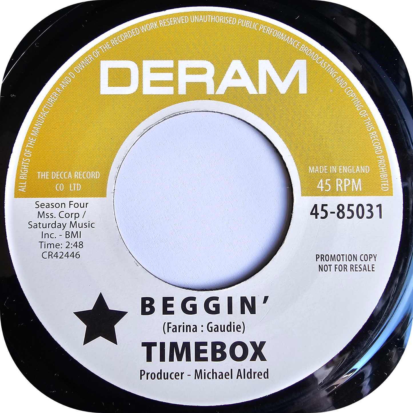 Timebox - Beggin' - Deram