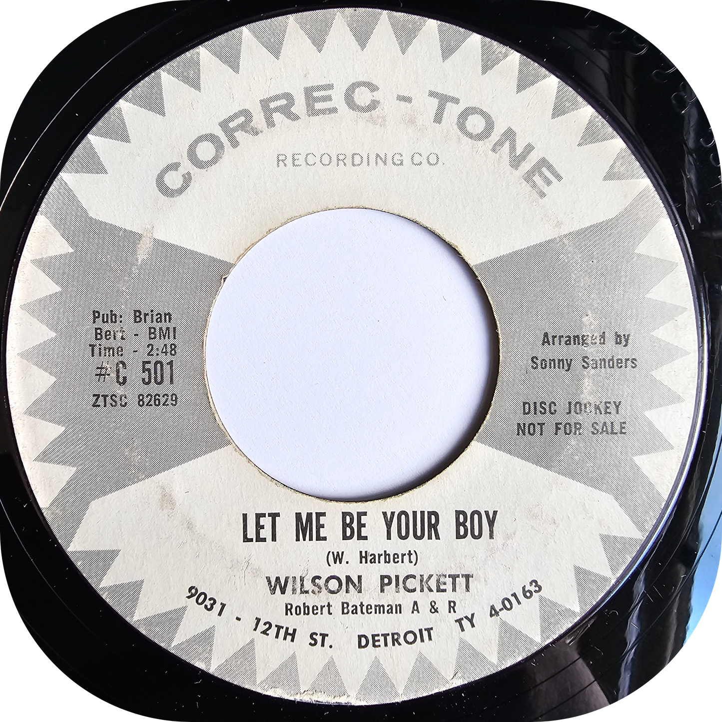 Wilson Pickett - Let Me Be Your Boy - Correc-Tone DEMO