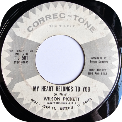 Wilson Pickett - Let Me Be Your Boy - Correc-Tone DEMO