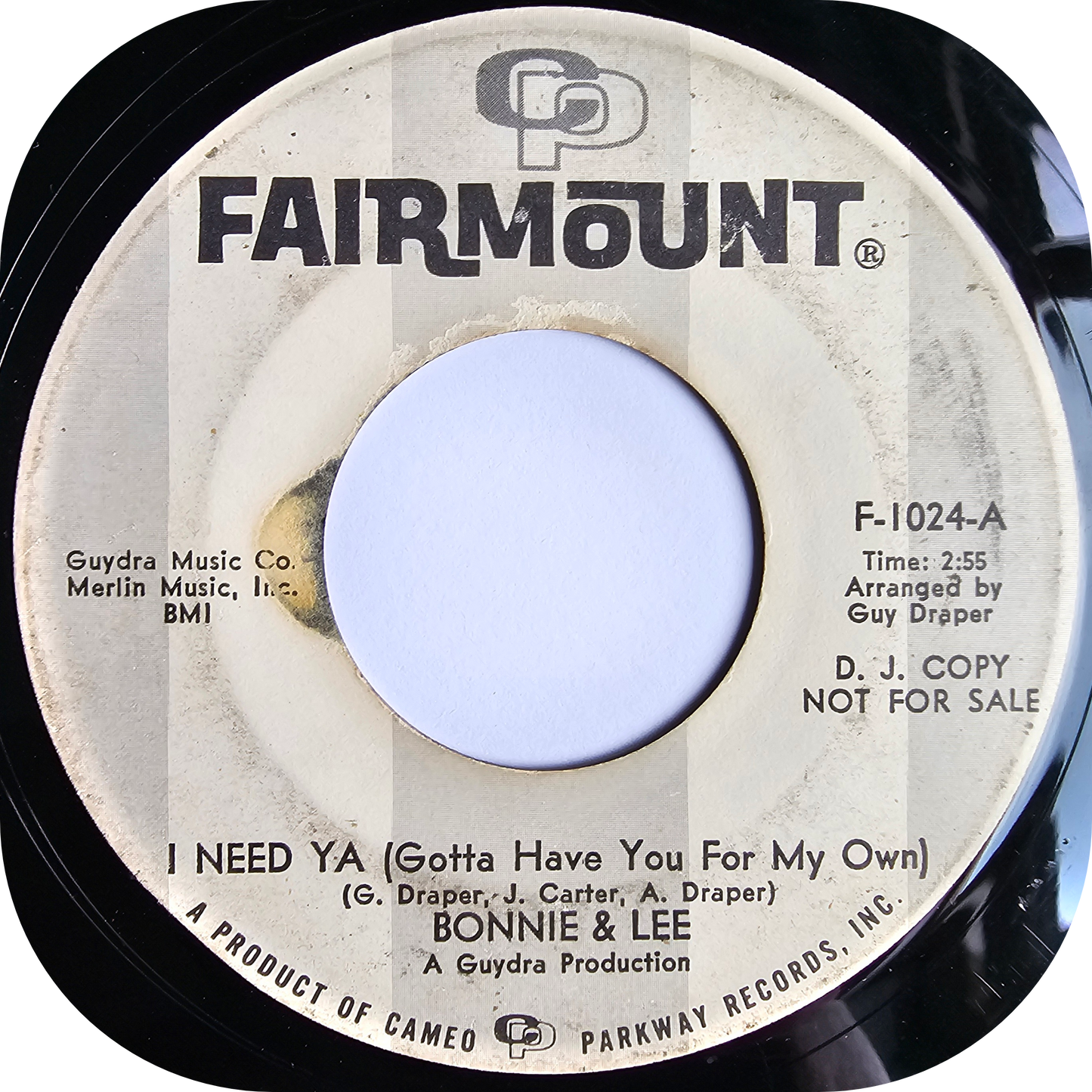 Bonnie & Lee - The Way I Feel About You - Fairmount DEMO