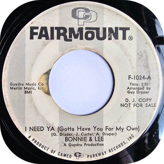 Bonnie & Lee - The Way I Feel About You - Fairmount DEMO
