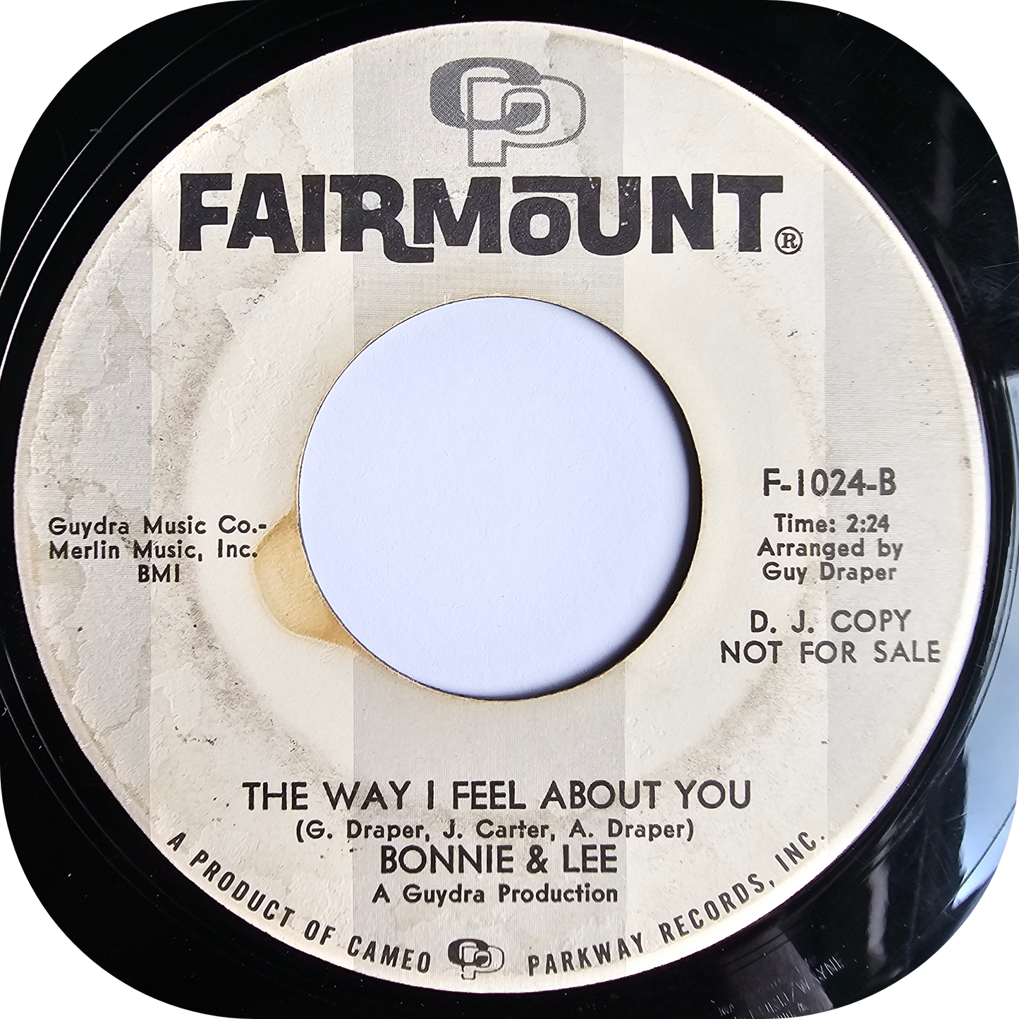 Bonnie & Lee - The Way I Feel About You - Fairmount DEMO