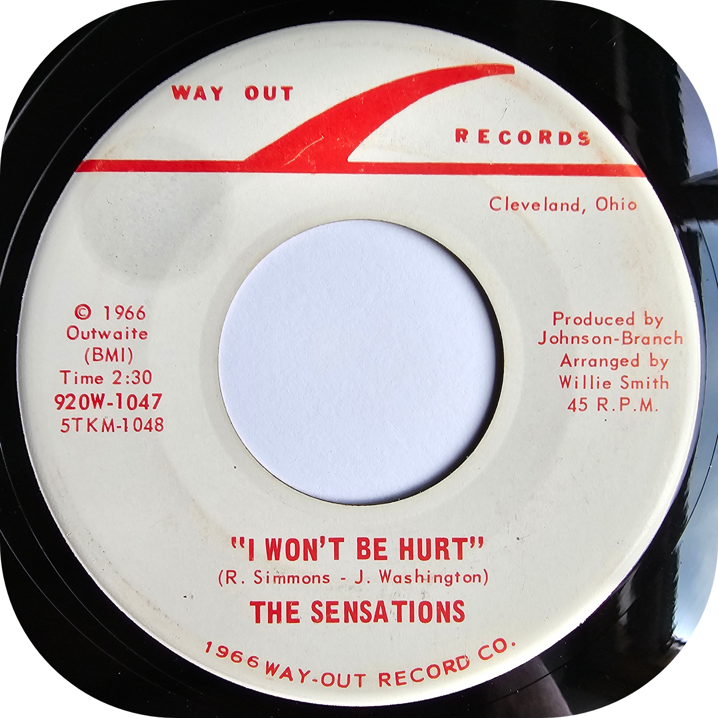 Sensations, The - I Won't Be Hurt - Way Out